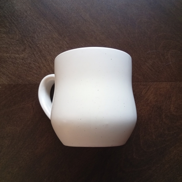 World Market Small Letter "a" Monogram Initial Mug Coffee Tea Cup Beige - Picture 5 of 7